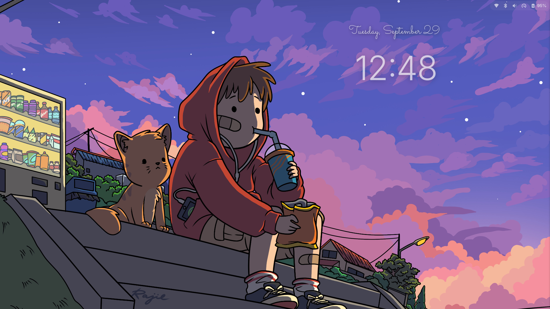 Twilight lock screen
